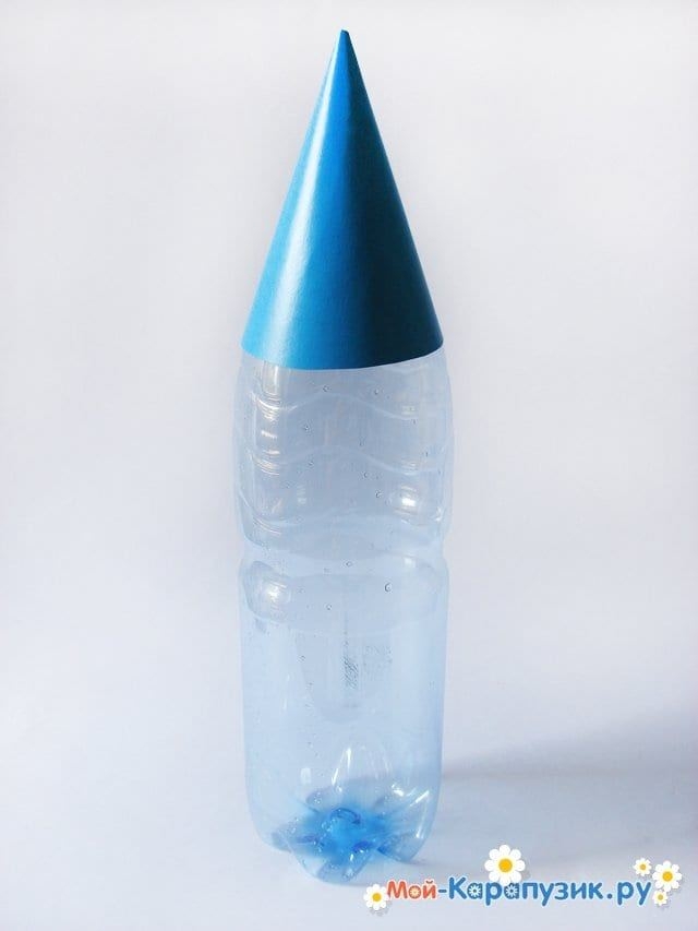 Публикация «Объемная поделка из пластиковой бутылки „Ракета“» размещена в разделах