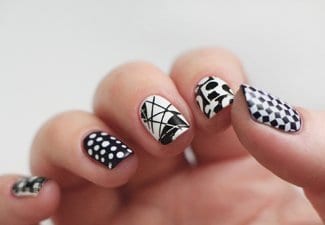 Модная геометрия на ногтях - фото 34