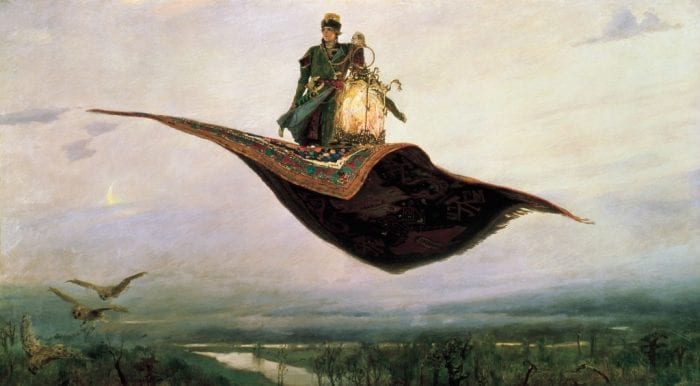 Картина В.М. Васнецова: Ковёр-самолёт