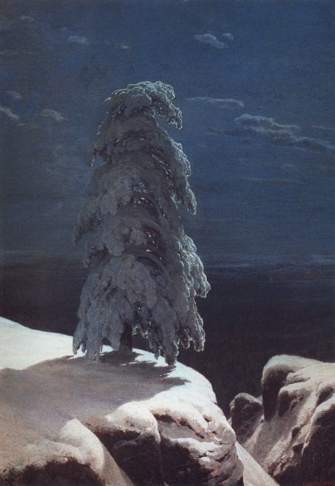 Картине И.И. Шишкина: На севере диком. 