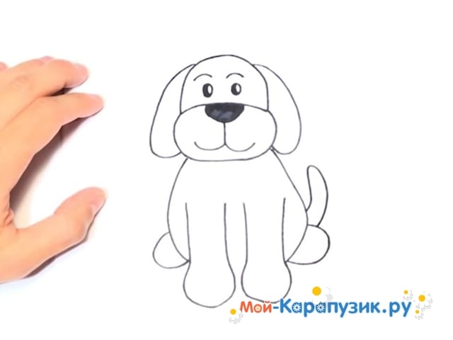 Рисуем собаку